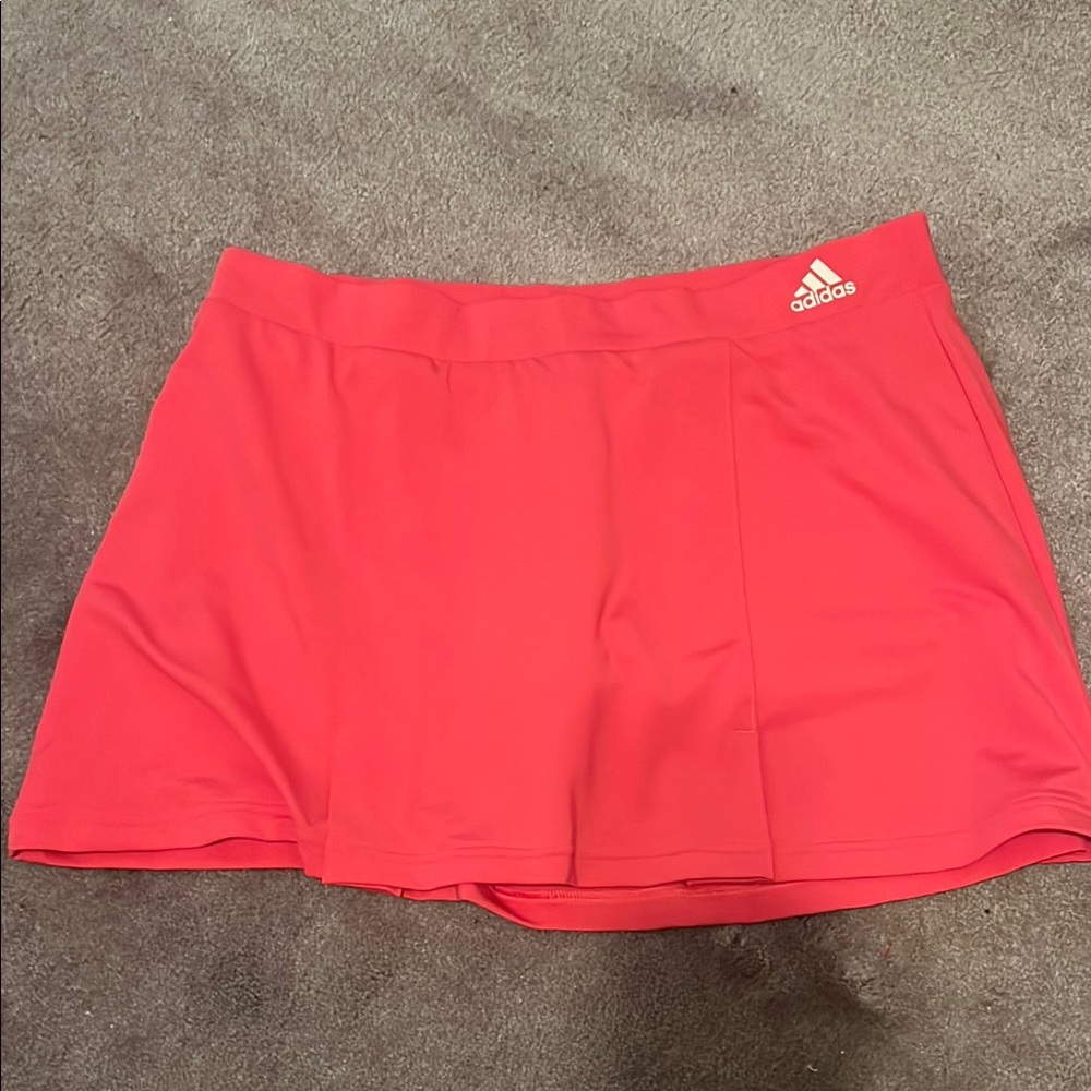 Adidas Red Skorts Athletic Performance